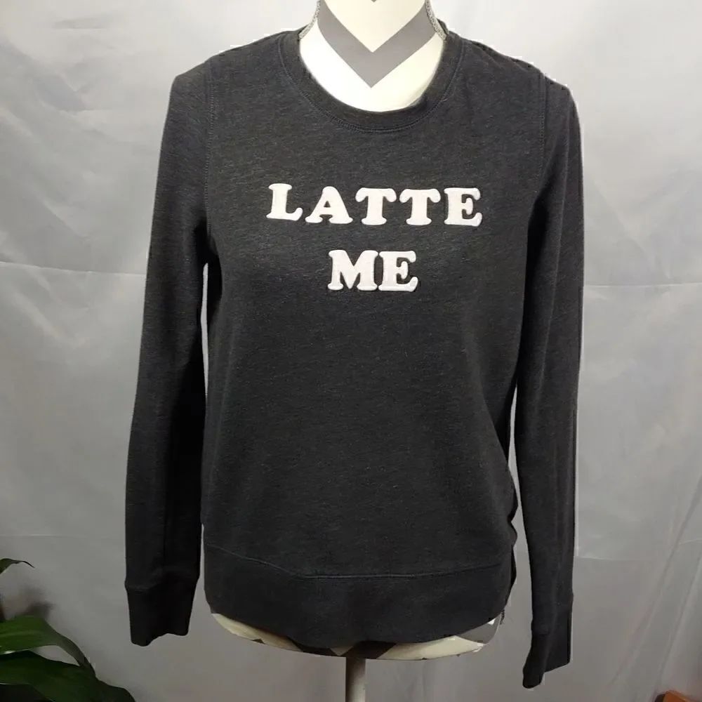 Aeropostale Grey "Latte Me" Sweatshirt
